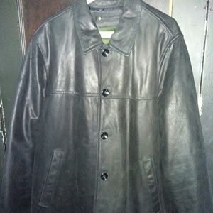 Eddie Bauer leather coat